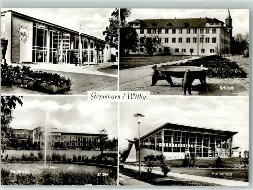 Göppingen Schloss Bahnhof Stadthalle Schwimmbad