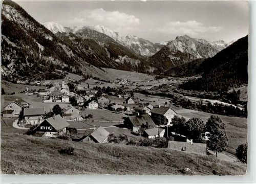 87541 W8973 Hinterstein - Geishorn Rauhorn Kugelhorn Aelpelespitze