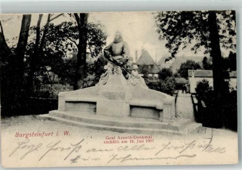 Burgsteinfurt 1903 Denkmal Graf Arnold