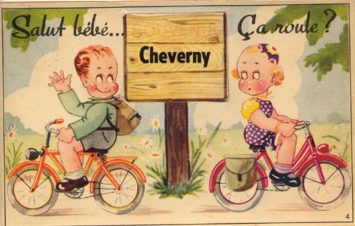 Cheverny Cheverny (Frankreich) Leporello I-II (Stauchungen)