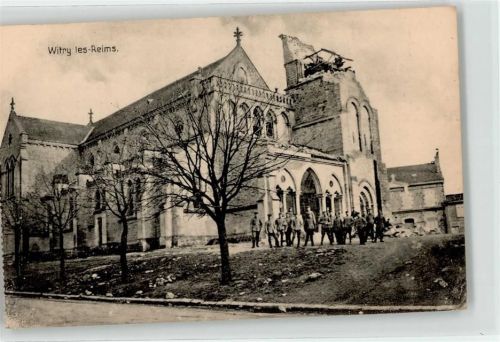 51420 Witry-les-Reims 1917 - Kirche Feldpost WK I