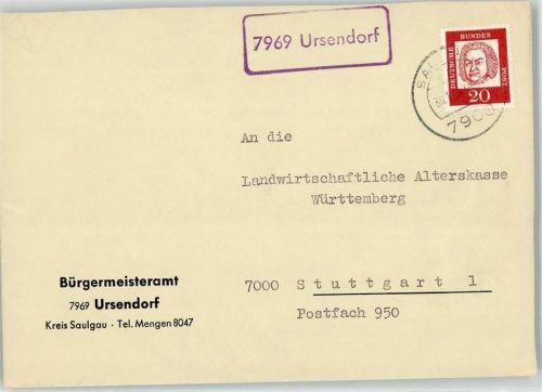 Ursendorf Landpoststempel