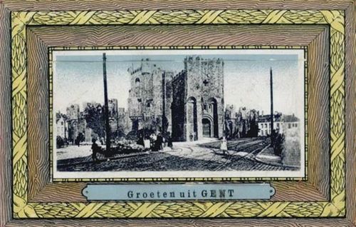 Gand - Gent (Belgien) Leporello II (Stauchungen, kleine Abschürfung Ecken VS)