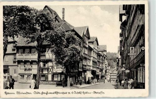 Hann Münden Uhrenhandlung Theodor Hofmeiser Gasthaus Weißes Ross Fachwerkhaus Apotheke
