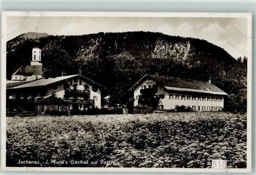 Jachenau Gasthaus Zur Post J.Pfund Kirche