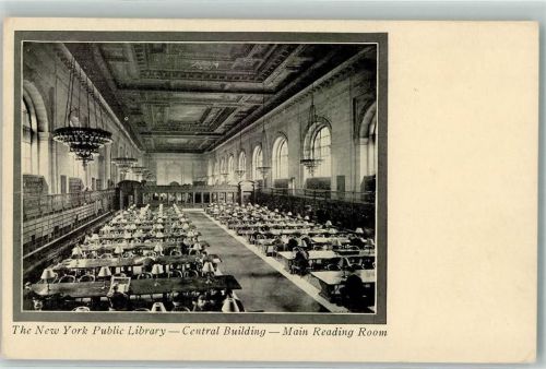 New York City The New York Public Library Central Building Main Reading Room Bibliothek Lesesaal