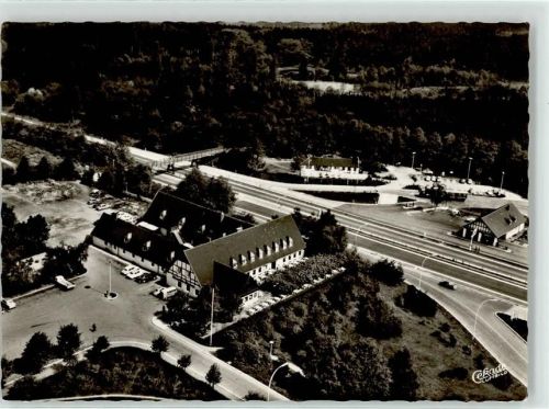 53721 W5200 Siegburg - Fliegeraufnahme Autobahngasthaus F.Linden