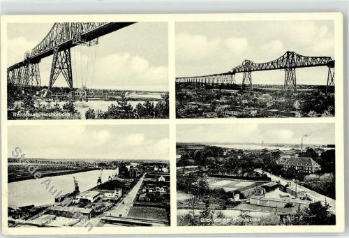 24768 W2370 Rendsburg - Hochbrücke Blick von der Hochbrücke Verladekran