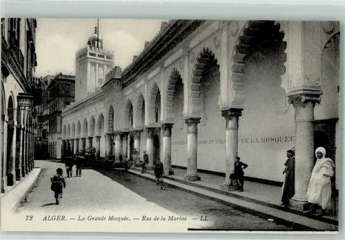 Alger La Grande Mosquee Rue de la Marine