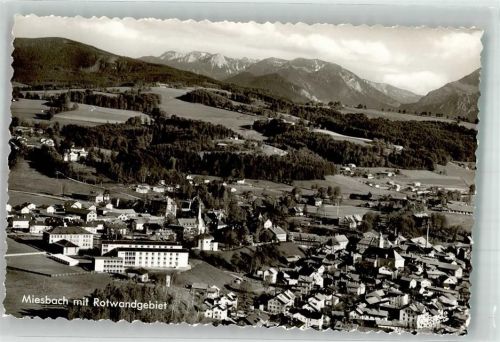 Miesbach Rotwandgebiet Fliegeraufnahme
