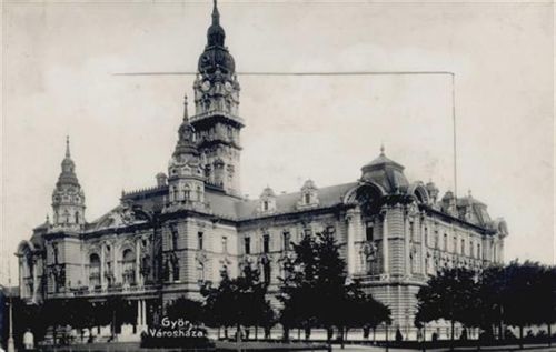 Raab Gyor (Ungarn) Leporello, Teilansicht II (Ecken abgestossen)