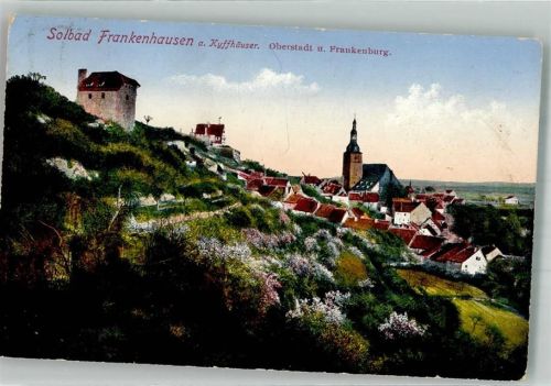 Bad Frankenhausen 1930 Oberstadt mit Oberkirche und Frankenburg Verlag Louis Glaser 4164