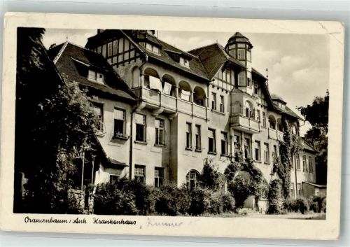 Oranienbaum 1955 Krankenhaus