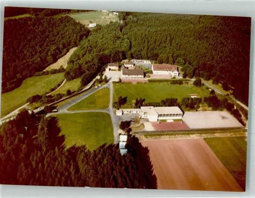 Hachen Fliegeraufnahme des Sport- und Tagungszentrum Foto Original aus Archiv eines Ansichtskartenverlags Ort handschriftlich