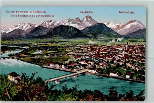 Rosenheim Neue Innbrücke ab 1914