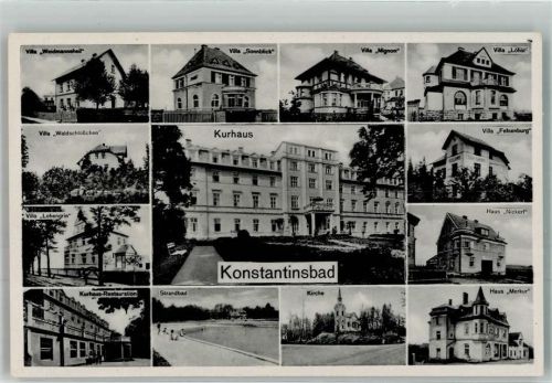Konstantinovy Lázne Hotel Kurhaus Pension