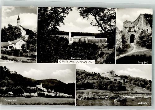 Donaustauf Sanatorium Heilstätte Kirche St. Salvator Wallhalla Burgruine