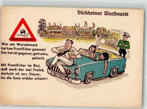 Bad Dürkheim Volksfest Dürkheimer Wurstmarkt Humor Trinker Polizei