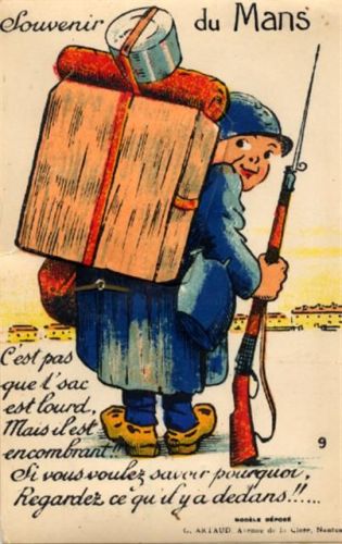 Le Mans Le Mans (Frankreich) Leporello II (minimaler Einriss, fleckig RS)