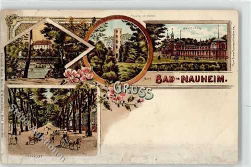 61231 W6350 Bad Nauheim Lithographie