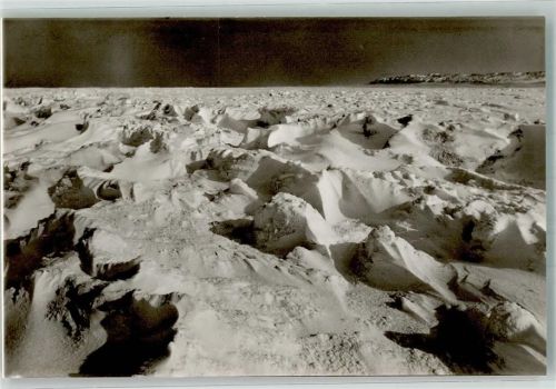 Langeoog 1961 Eisschollen Winter