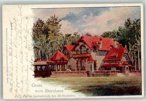 Wolfenbüttel 1906 Gasthaus Sternhaus Lechelnholz