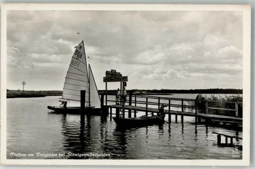 Gussow Dolgensee Segelboot