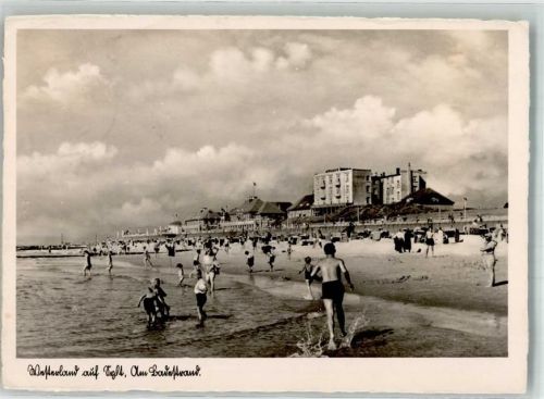 Westerland 1943 Schwimmbad Strand