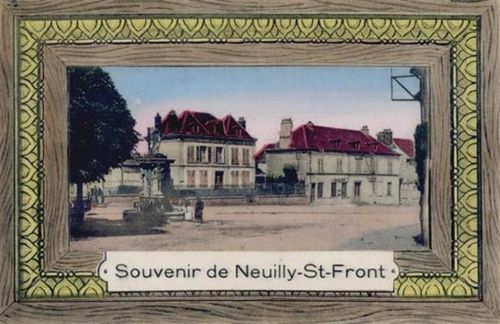 02470 Neuilly-Saint-Front - Port de Neuilly (Frankreich) Leporello II (fleckig RS)