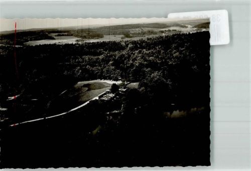 Walkenried Fliegeraufnahme Steinsee Ort handschriftlich Foto Original aus Archiv eines Ansichtskartenverlags