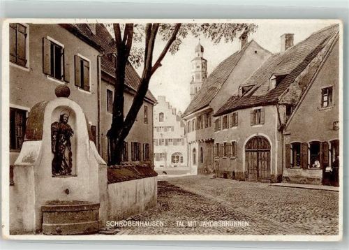 Schrobenhausen WK II Stempel Tal mit Jakobsbrunnen