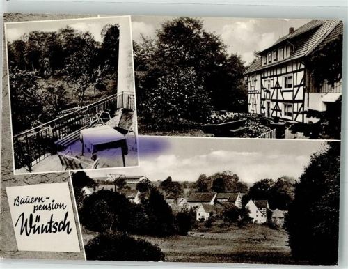 Dreschhausen 1977 Pension Wüntsch