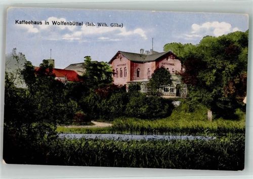 Wolfenbüttel 1918 Cafe- Haus Feldpost WK I