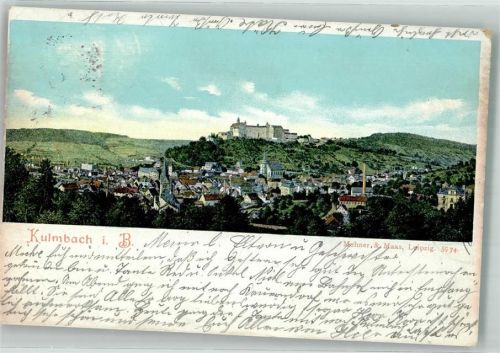 Kulmbach 1903 Burg Plassenburg