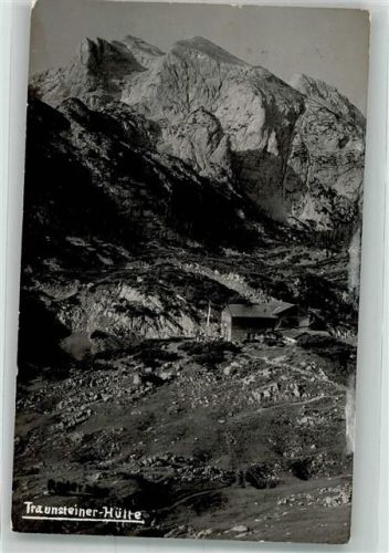 Neue Traunsteiner Hütte 1929 Gasthaus