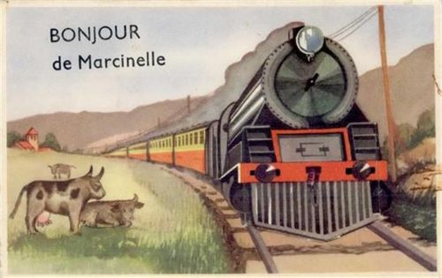 Marcinelle Marcinelle (Belgien) Leporello, Eisenbahn I-II