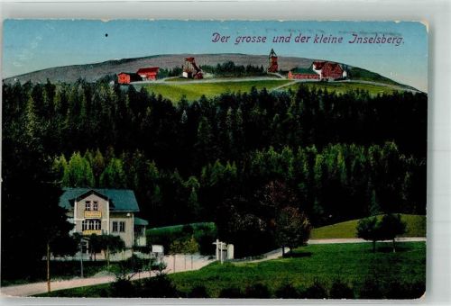 Brotterode 1916 Der große u. Kleine Inselberg