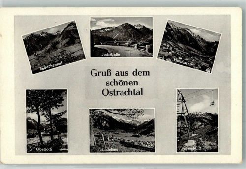 Hindelang Ostrachtal Jochstraße Sessel Lift Bad Oberdorf Hinterstein Oberjoch