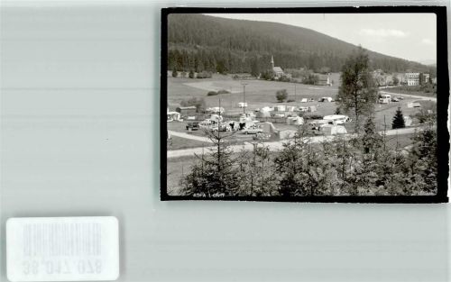 Herrenwies Campingplatz mit Kirche St. Antonius Foto Original aus Archiv eines Ansichtskartenverlages Ort handschriftlich