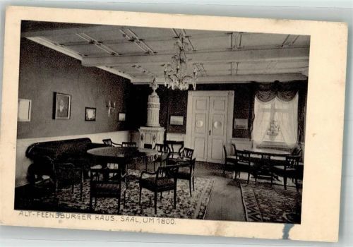 Flensburg Saal in einem Alt-Flensburger Haus um 1800