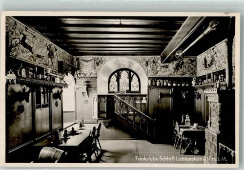 Lichtenstein 1952 Schloss Lichtenstein Trinkstube Notopfermarke Berlin