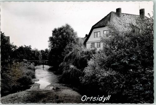 Groß Berkel An der Humme Foto Original aus Archiv eines Ansichtskartenverlages Ort handschriftlich