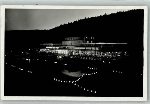 Lazne Luhacovice 1940 Gasthaus Gesellschaftshaus Nacht