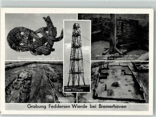 Bremerhaven Grabung Feddersen Wierde Wurtensiedlung Fototurm