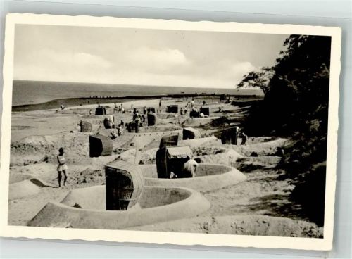 Dangast 1952 Schwimmbad Strand Notopfermarke Berlin
