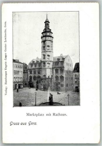 Gera Rathaus Marktplatz