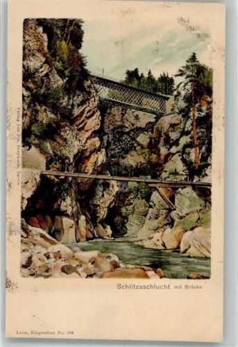 Tarvisio Schlitzaschlucht