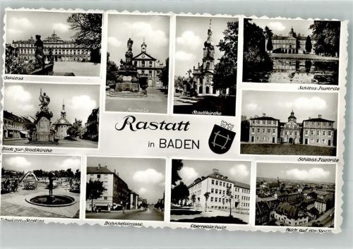 Rastatt Schloss Favorite Kirche Bahnhofstrasse