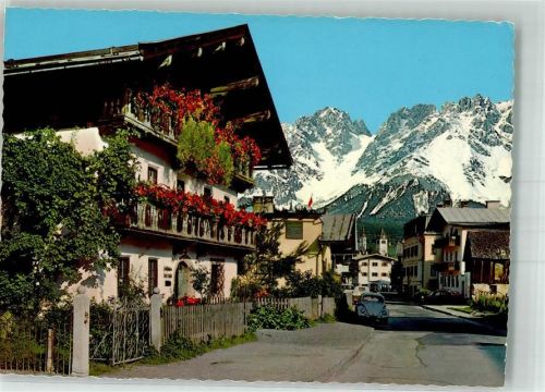 Kitzbühel 1983 Ehrebachgasse Infeldhaus VW Käfer