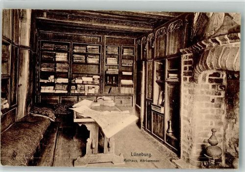 Lüneburg 1906 Rathaus Körkammer